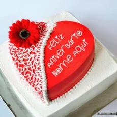 Escreva O Nome Na Imagem Do Bolo De Anivers&aacute;rio