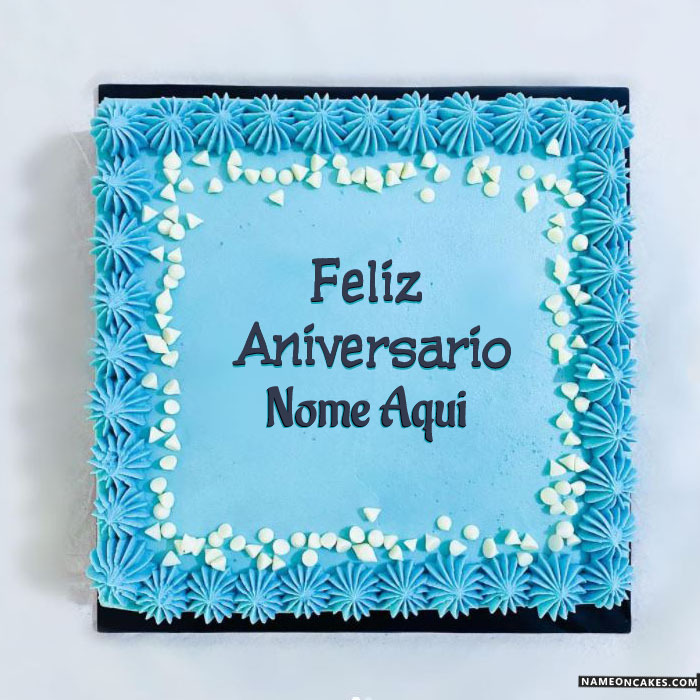 Bolo De Anivers&aacute;rio Feminino Com Nome